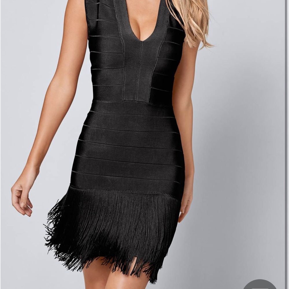 Bandage Fringe Dress